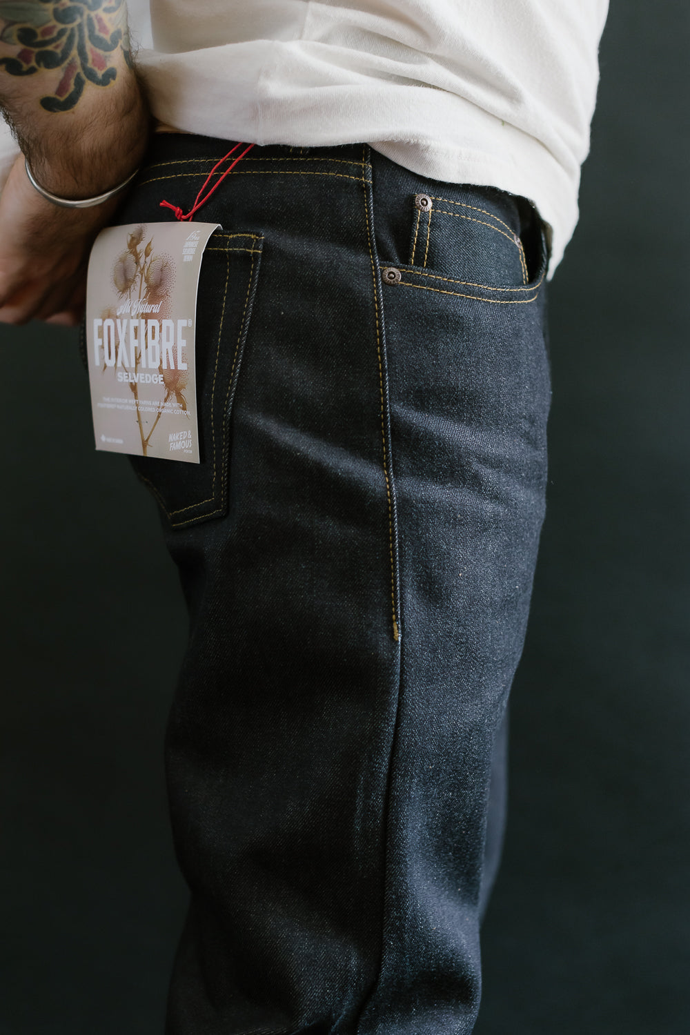 15oz - All Natural Foxfibre® Selvedge - Weird Guy