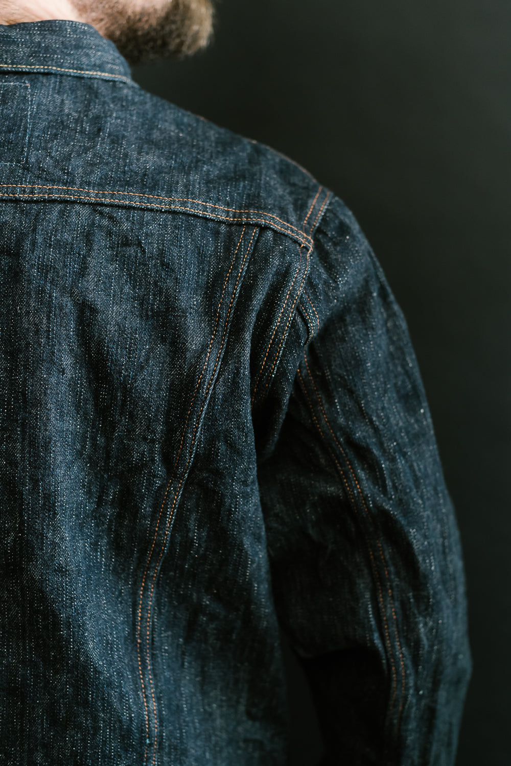 16oz - MIJ12 Aomidori Greencast Selvedge - Denim Jacket