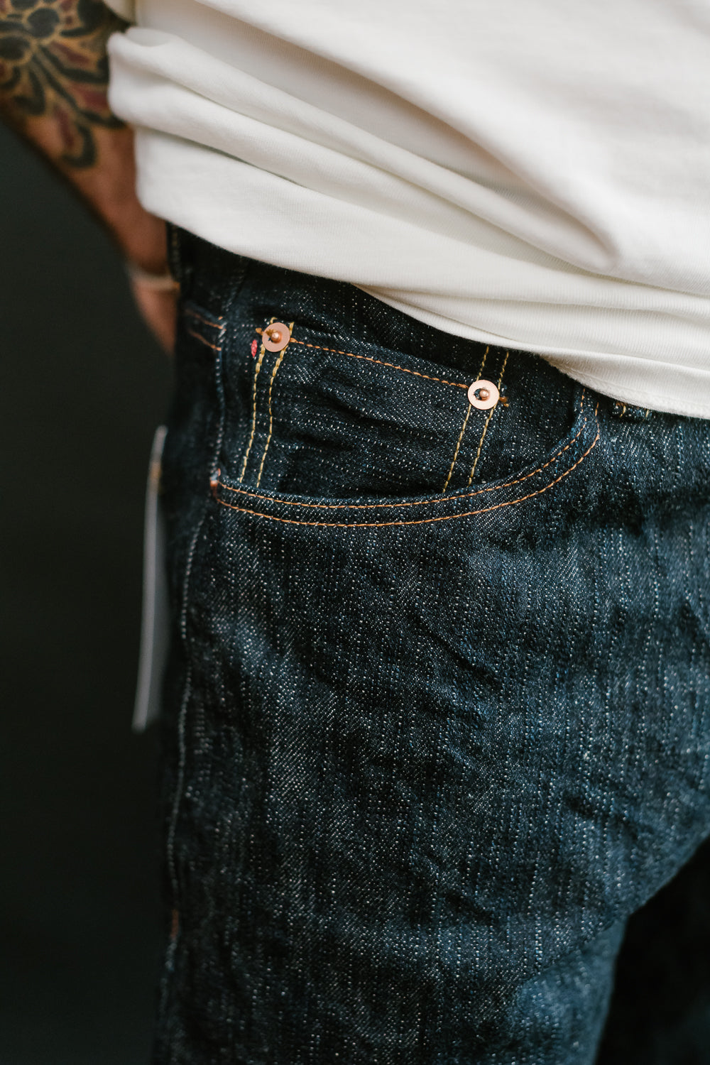 16oz - MIJ12 Aomidori Greencast Selvedge - Easy Guy