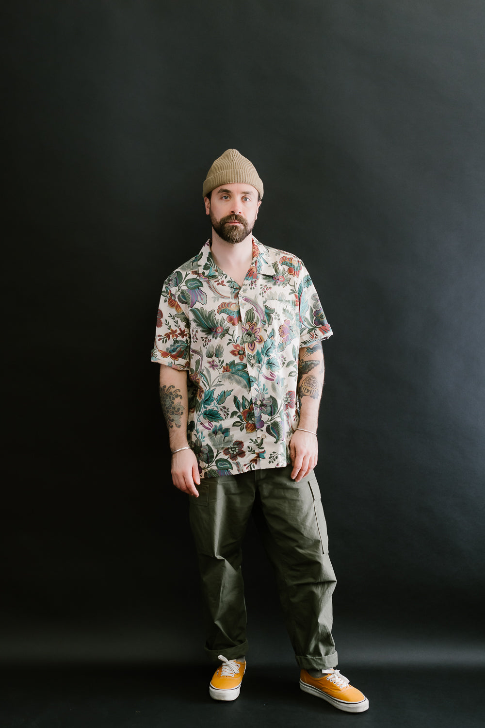 Aloha Shirt - Vintage Pique - Ecru