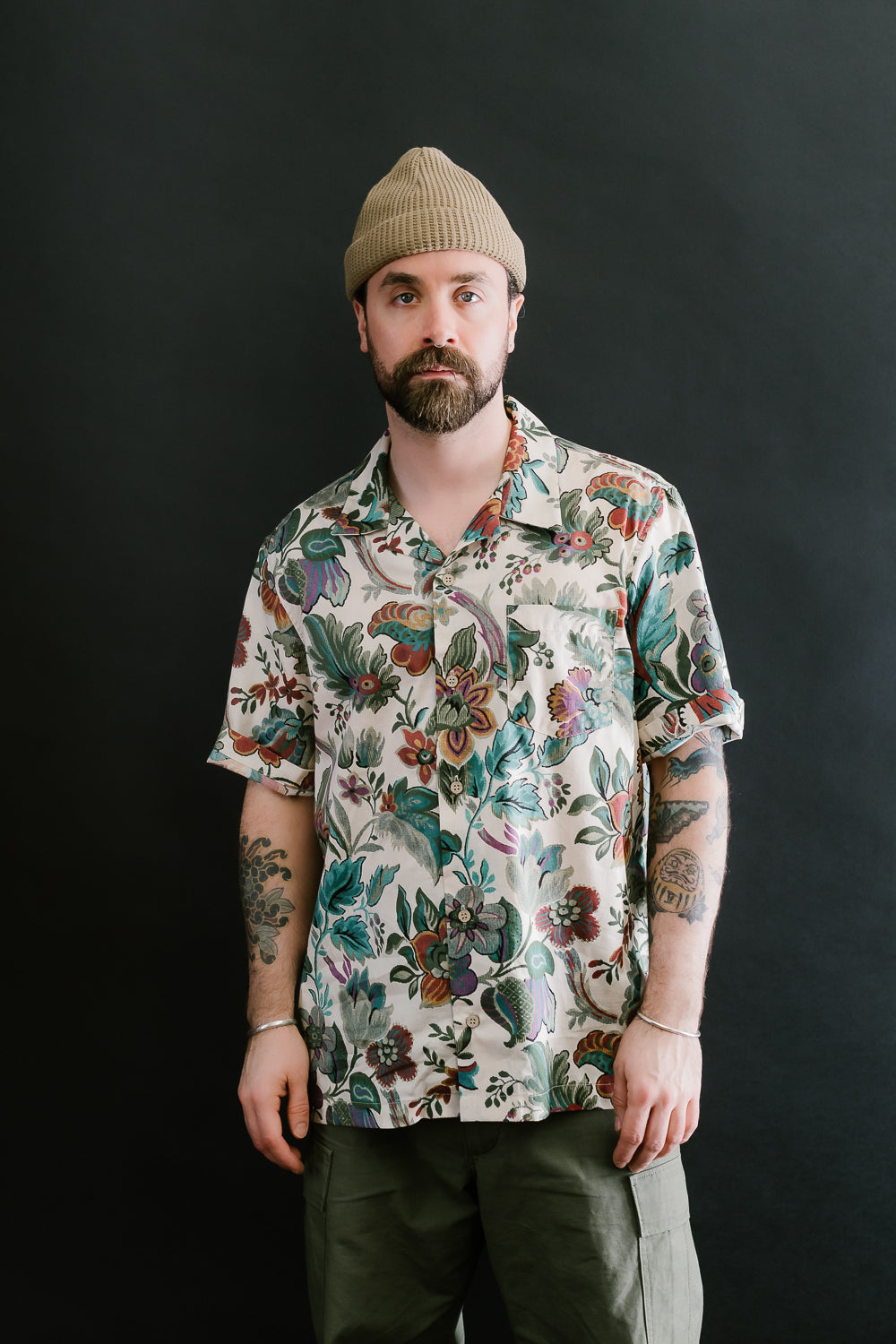 Aloha Shirt - Vintage Pique - Ecru