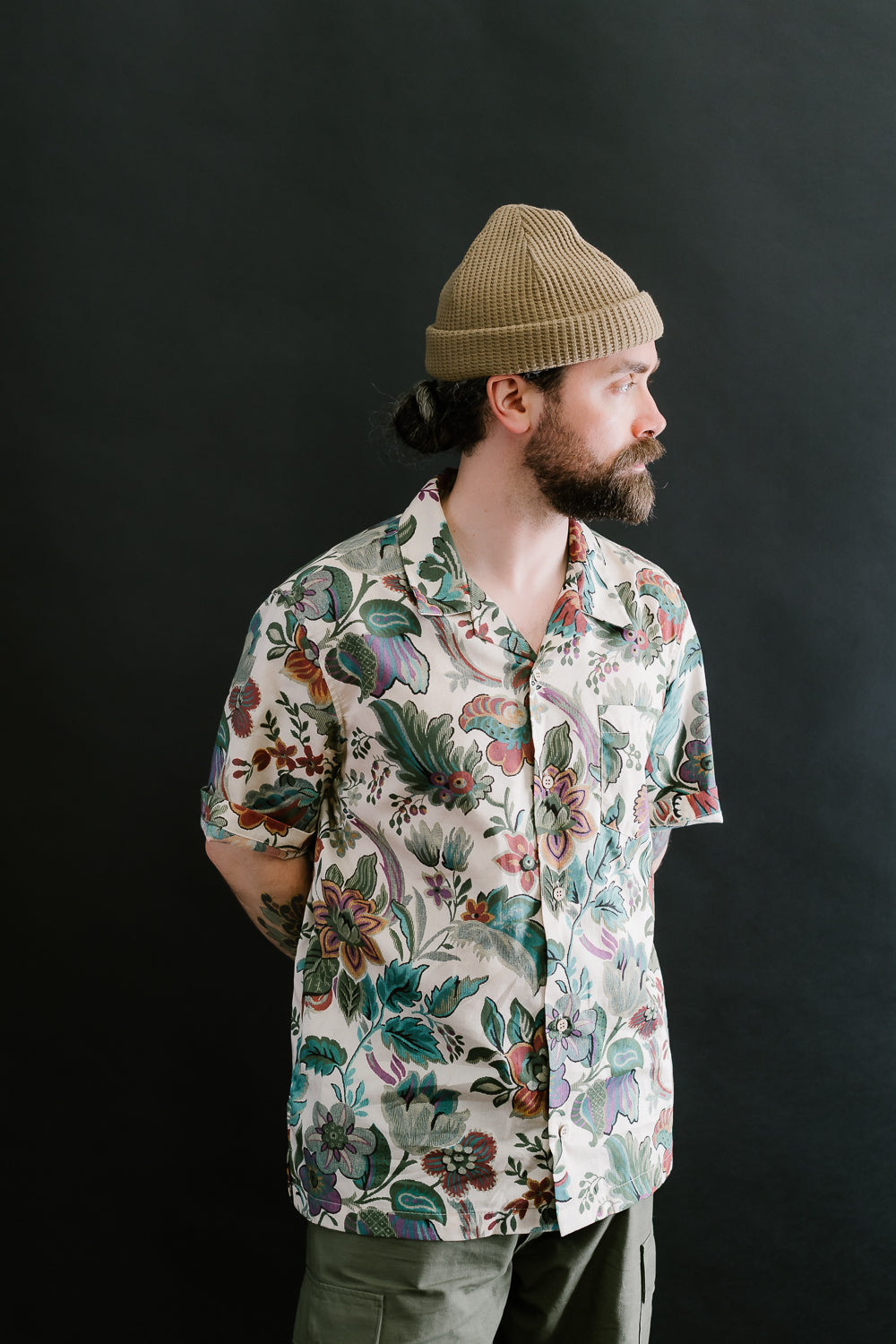 Aloha Shirt - Vintage Pique - Ecru