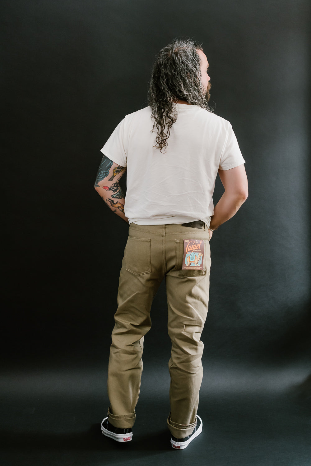 13oz - Camel Slub Selvedge - Weird Guy