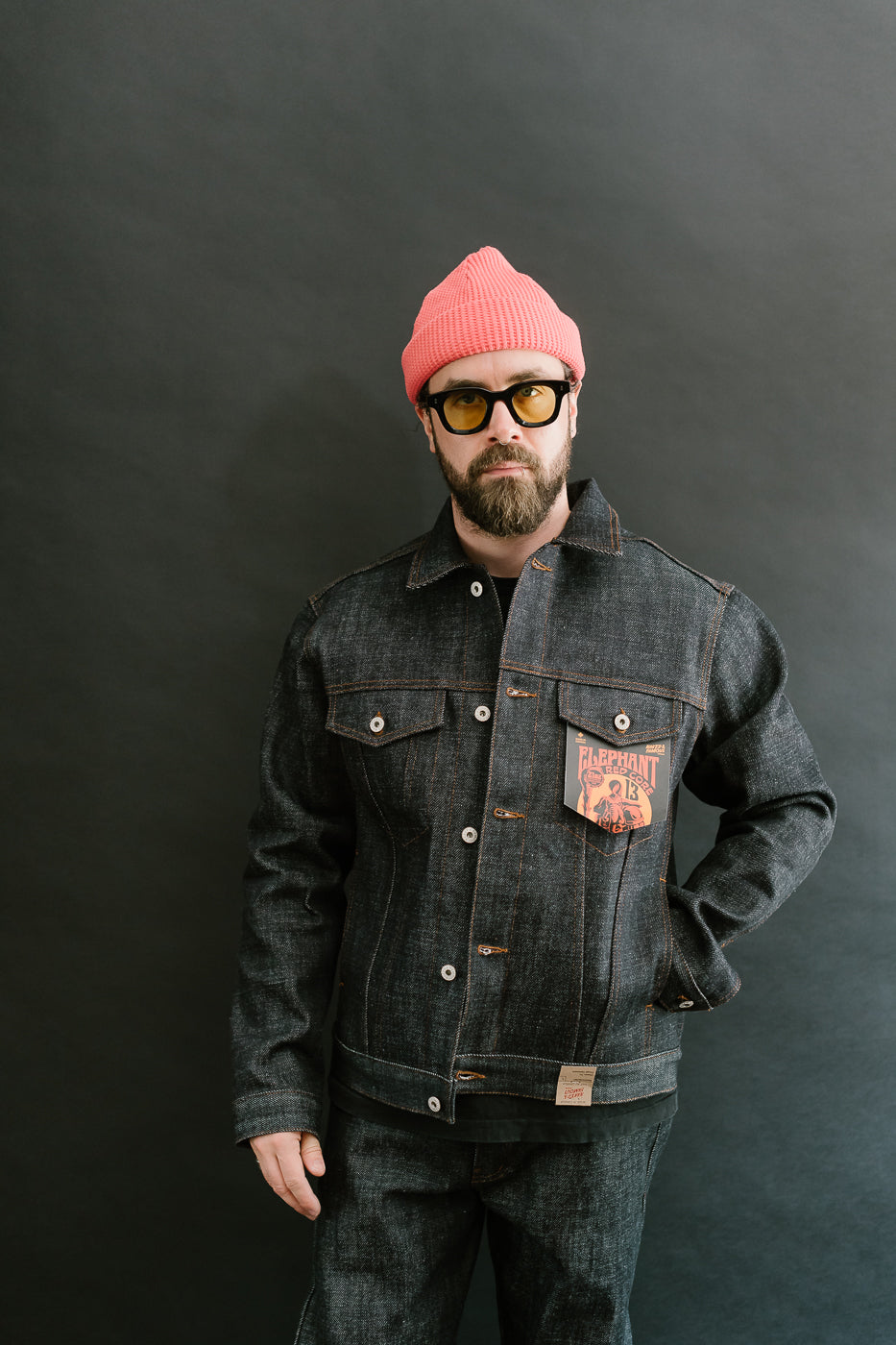 21oz - Elephant 13 Red Core - Denim Jacket