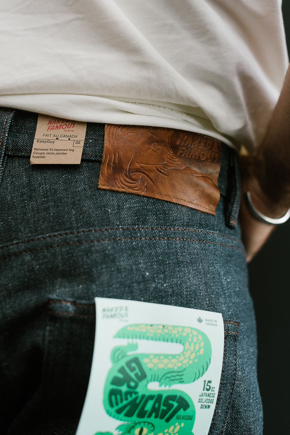 15oz - Greencast Slub Selvedge - Easy Guy