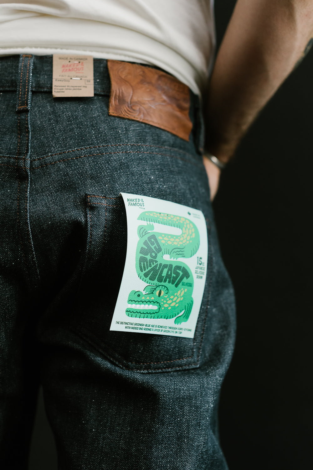 15oz - Greencast Slub Selvedge - Easy Guy