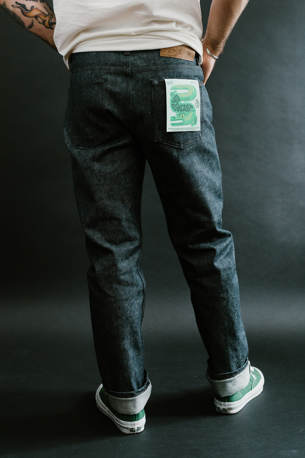 15oz - Greencast Slub Selvedge - Weird Guy