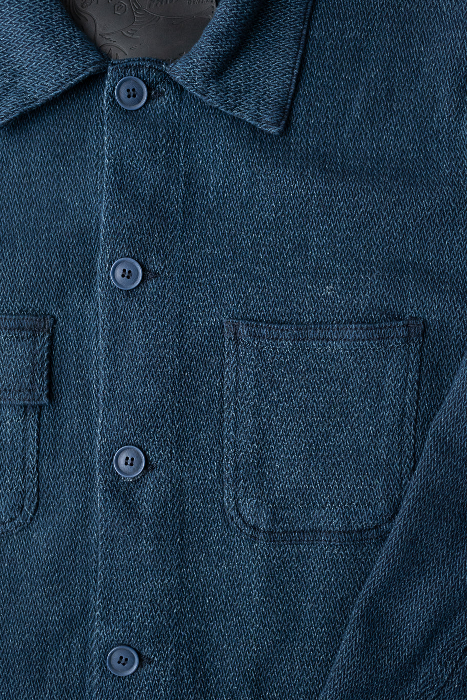 Yagasuri Denim Chore Coat - Indigo