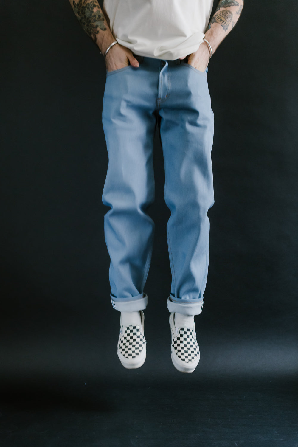 13.75oz - Sky Blue Edition Left Hand Twill Selvedge - Easy Guy