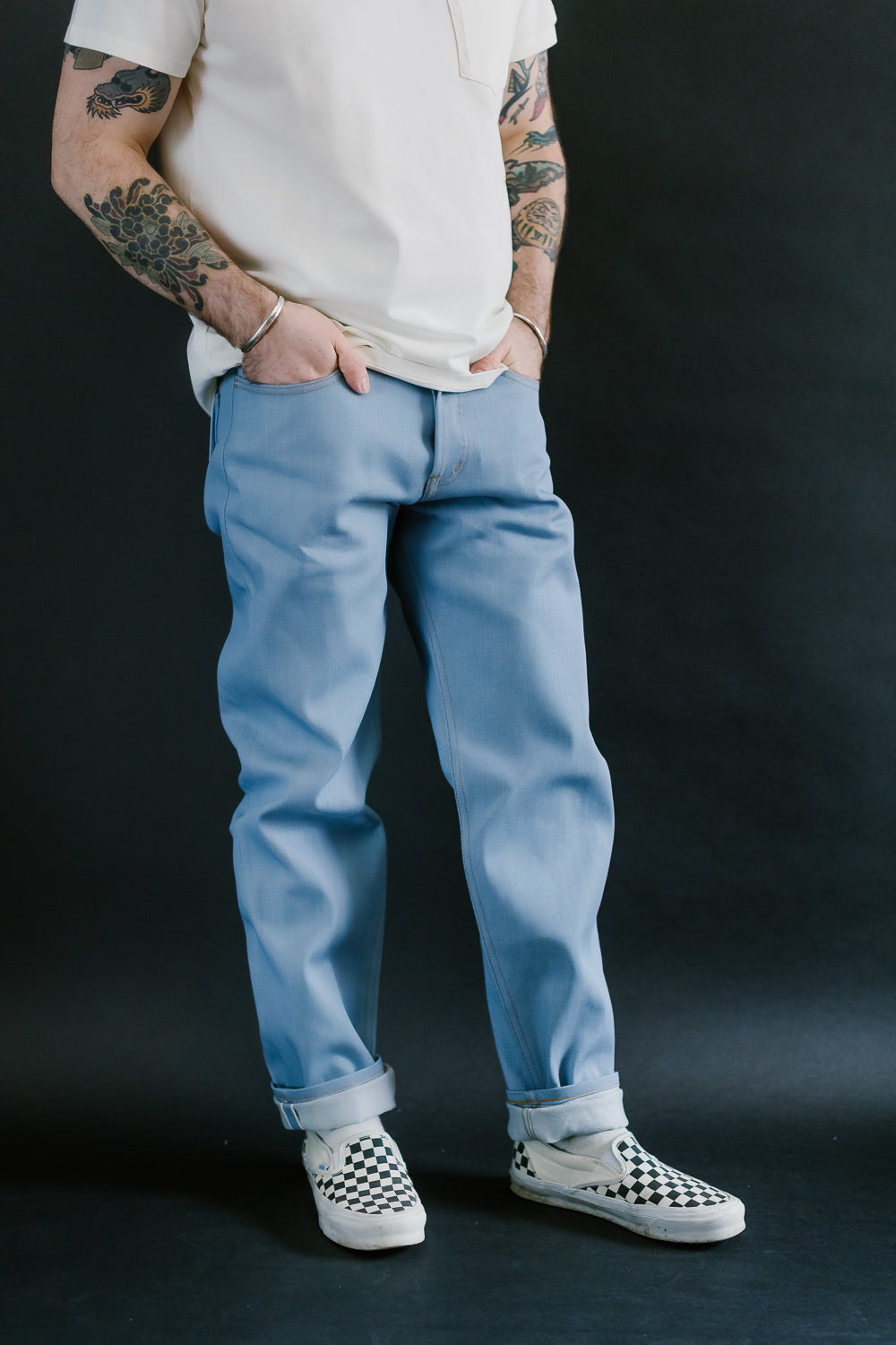 13.75oz - Sky Blue Edition Left Hand Twill Selvedge - Easy Guy