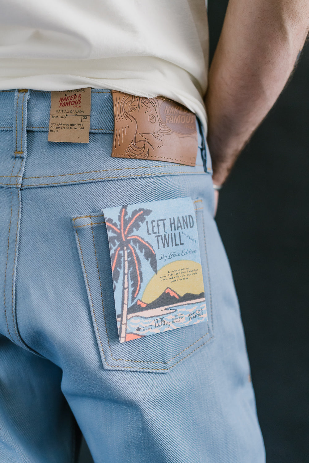 13.75oz - Sky Blue Edition Left Hand Twill Selvedge - True Guy