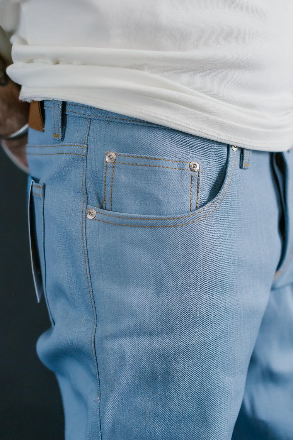 13.75oz - Sky Blue Edition Left Hand Twill Selvedge - Weird Guy