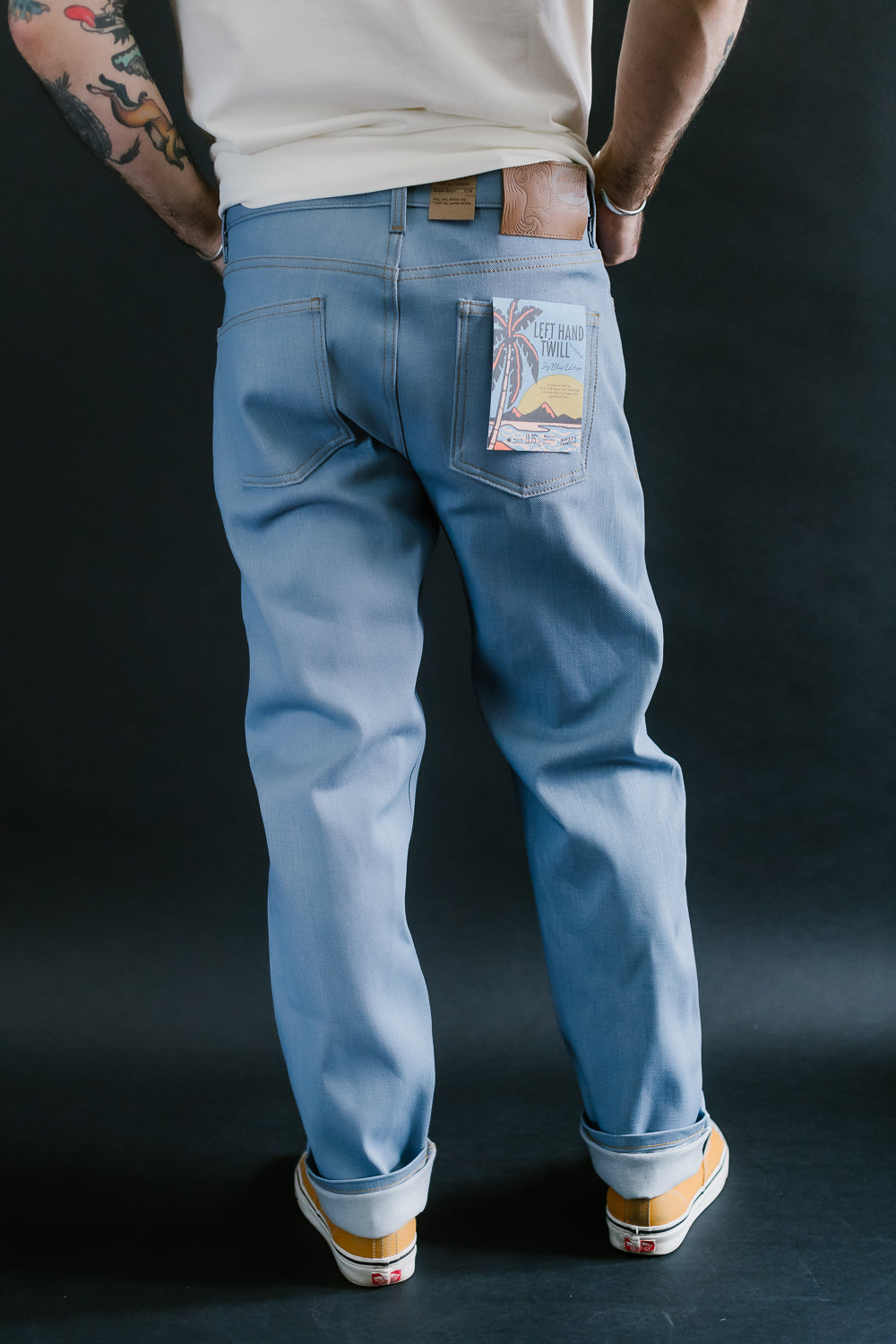 13.75oz - Sky Blue Edition Left Hand Twill Selvedge - Super Guy