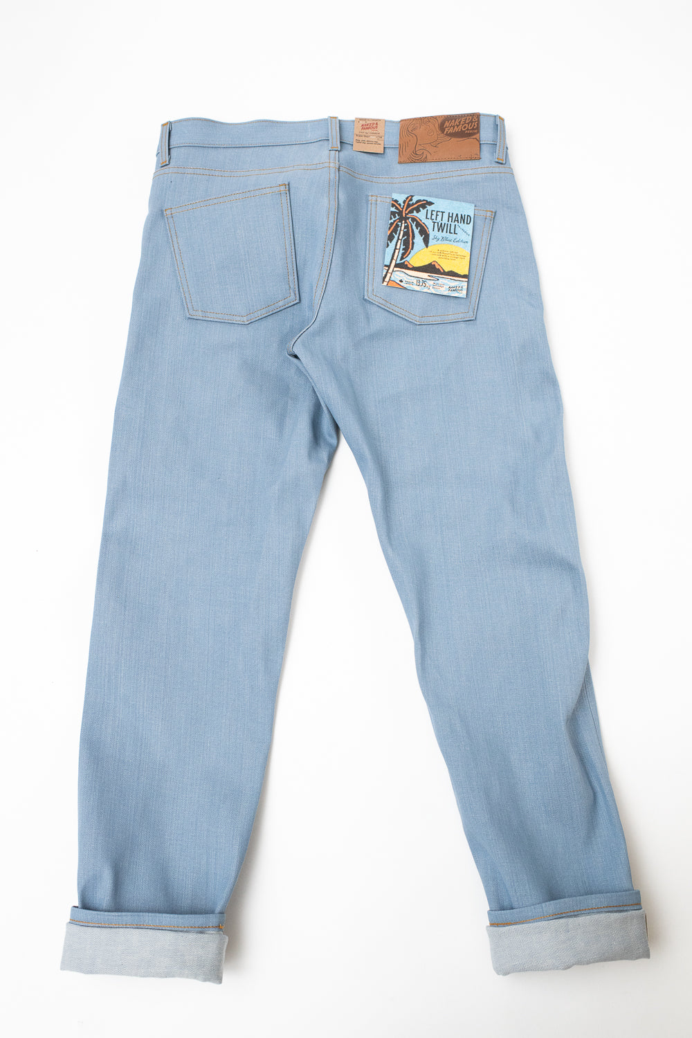 13.75oz - Sky Blue Edition Left Hand Twill Selvedge - Super Guy