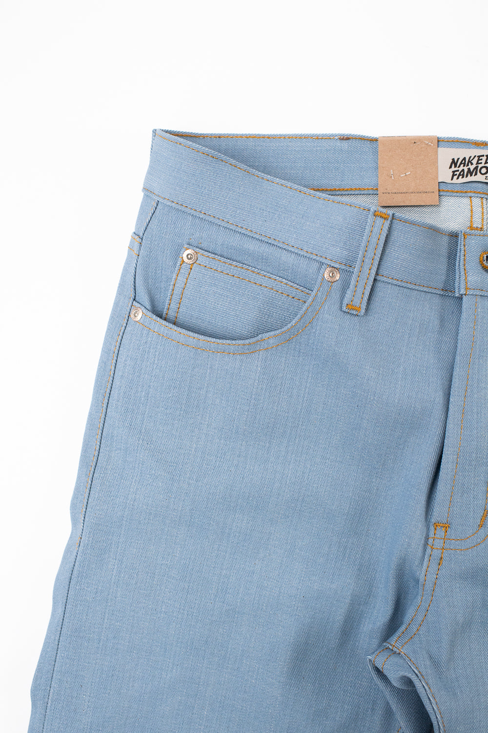 13.75oz - Sky Blue Edition Left Hand Twill Selvedge - Super Guy