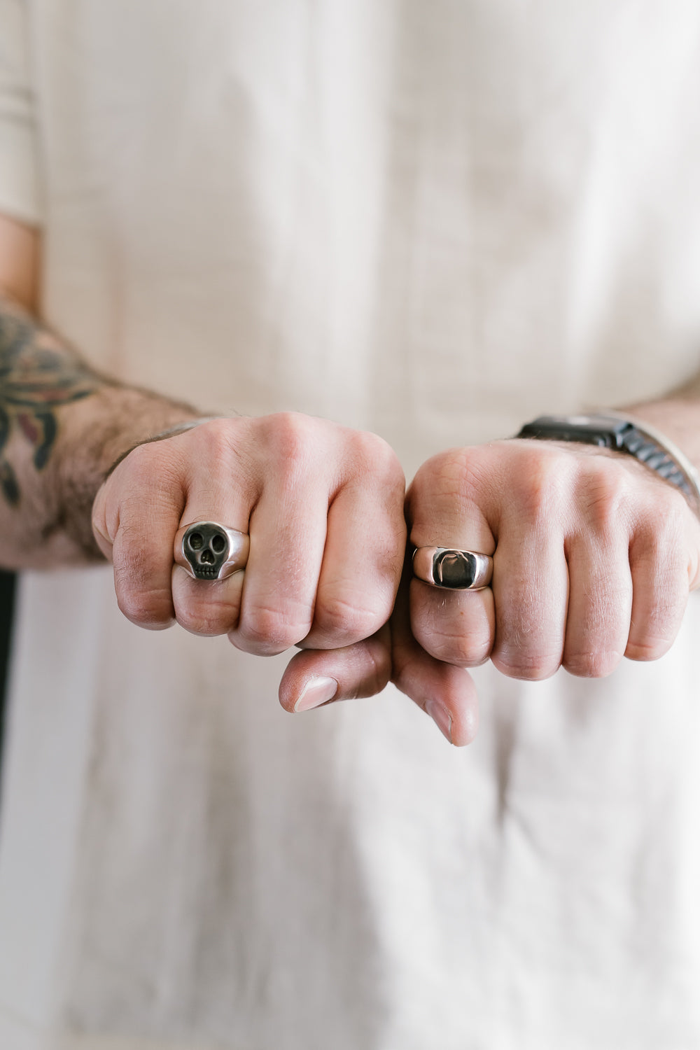 OGL-RING-SKULL - Skull Ring - Silver