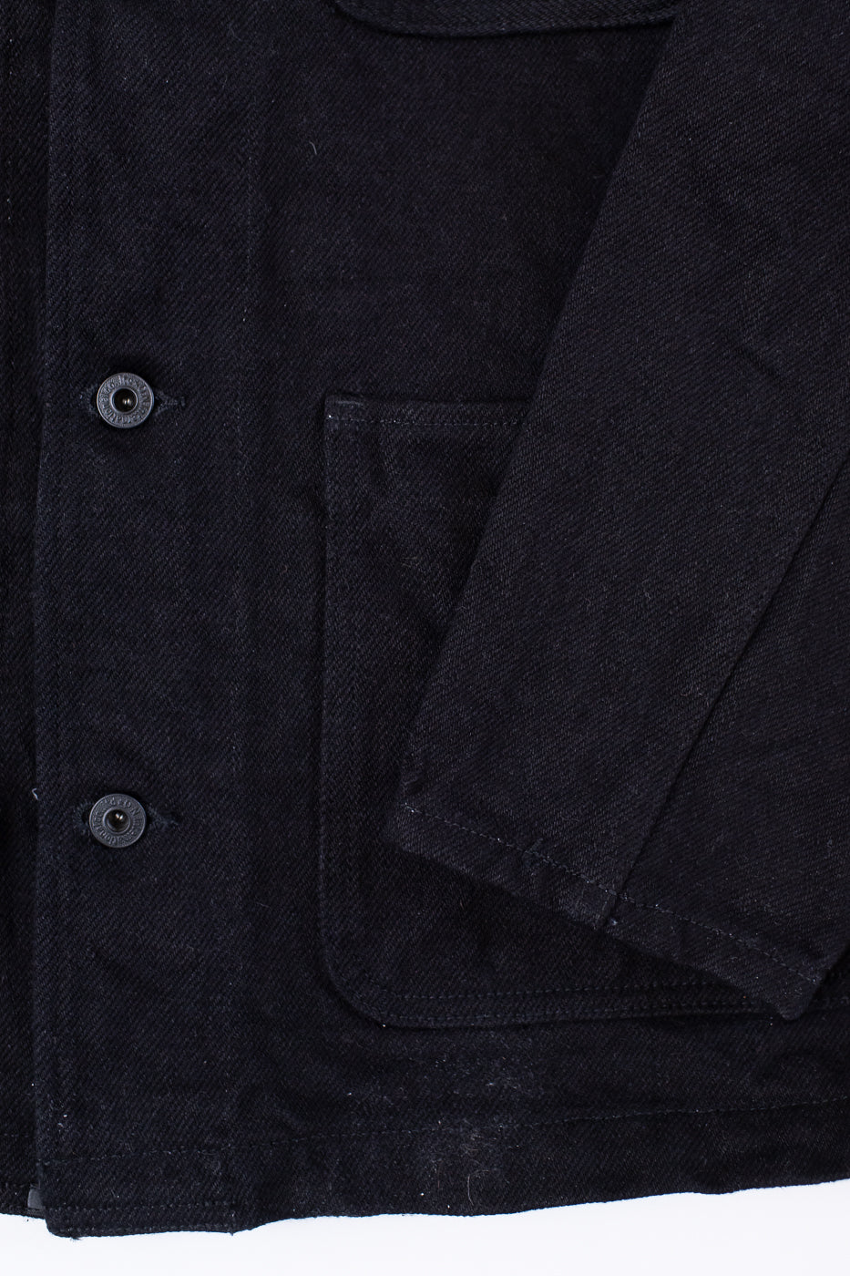 03502-ZR-BKBK - 20oz Secret Denim Coverall - Black, Black