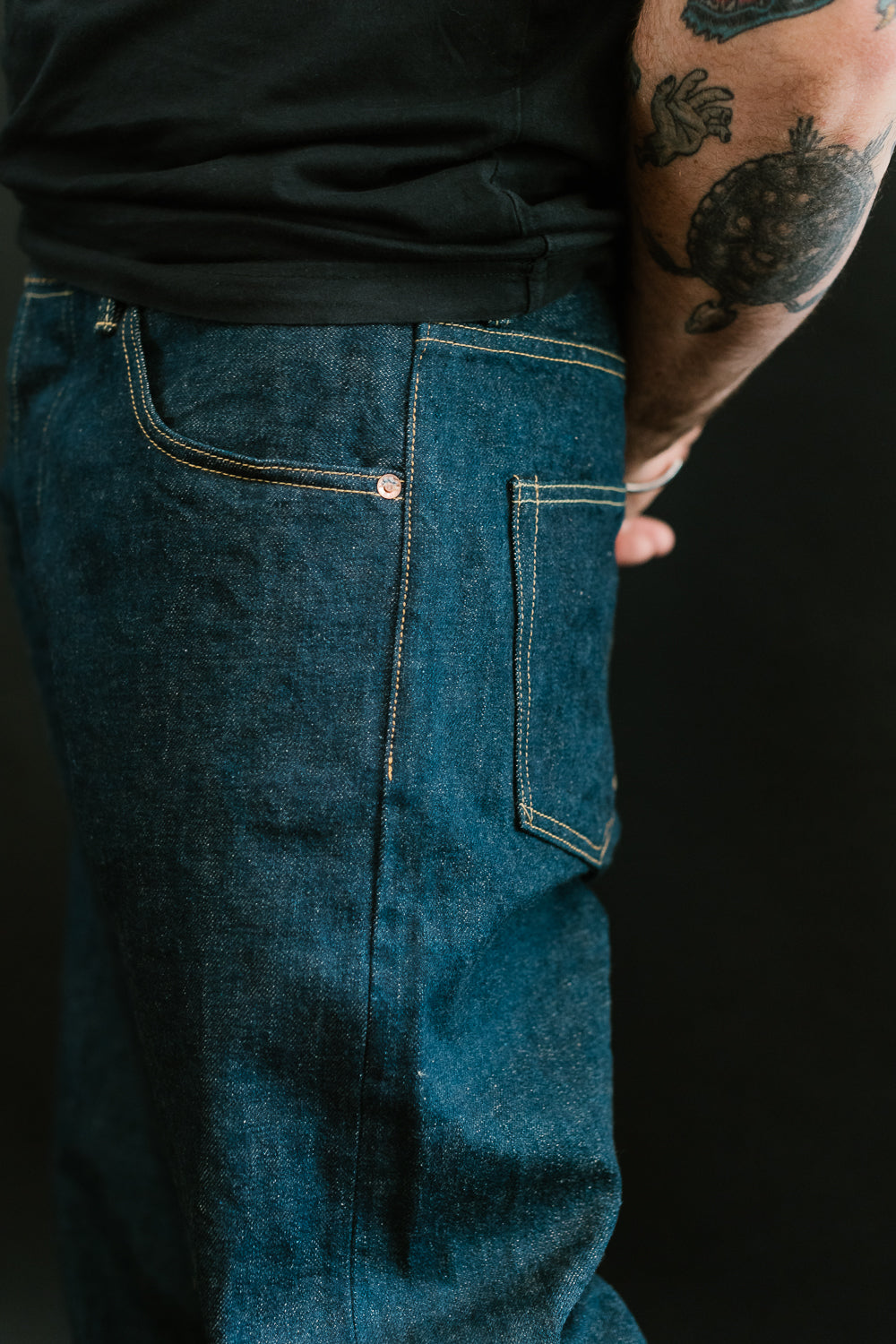 200-ISHIKAWADAI - 15oz Selvedge Denim - Wide Straight