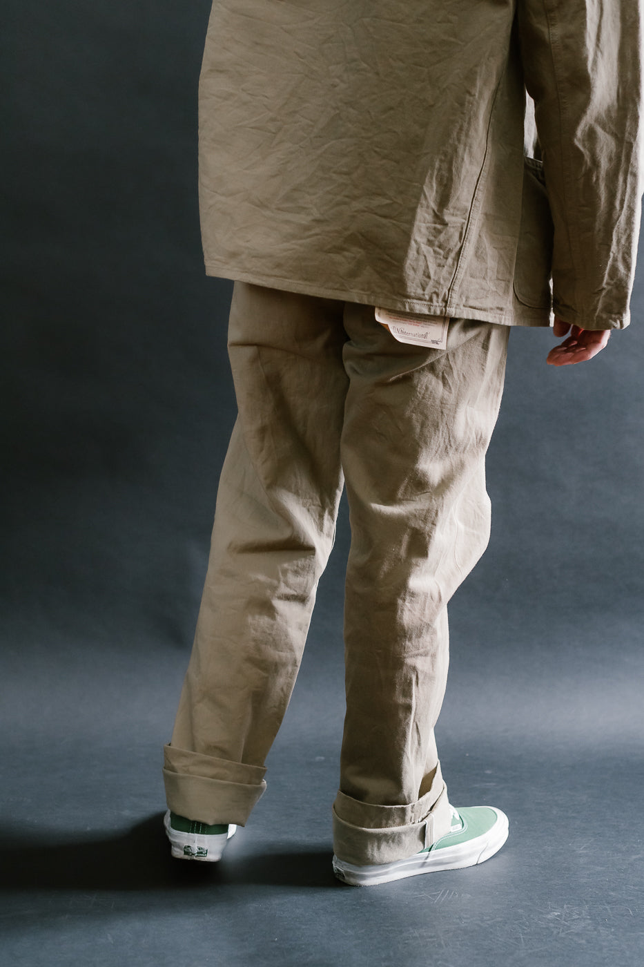 737-SVC-KHB - 9.5oz Selvedge Chino Trouser Khaki - Relaxed Straight