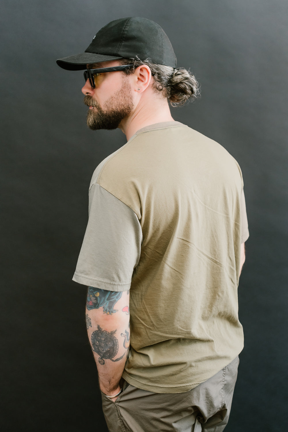 01-0024-76 - 4-Tone Pocket T-Shirt - Army Green