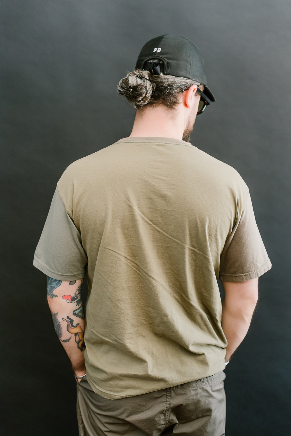 01-0024-76 - 4-Tone Pocket T-Shirt - Army Green