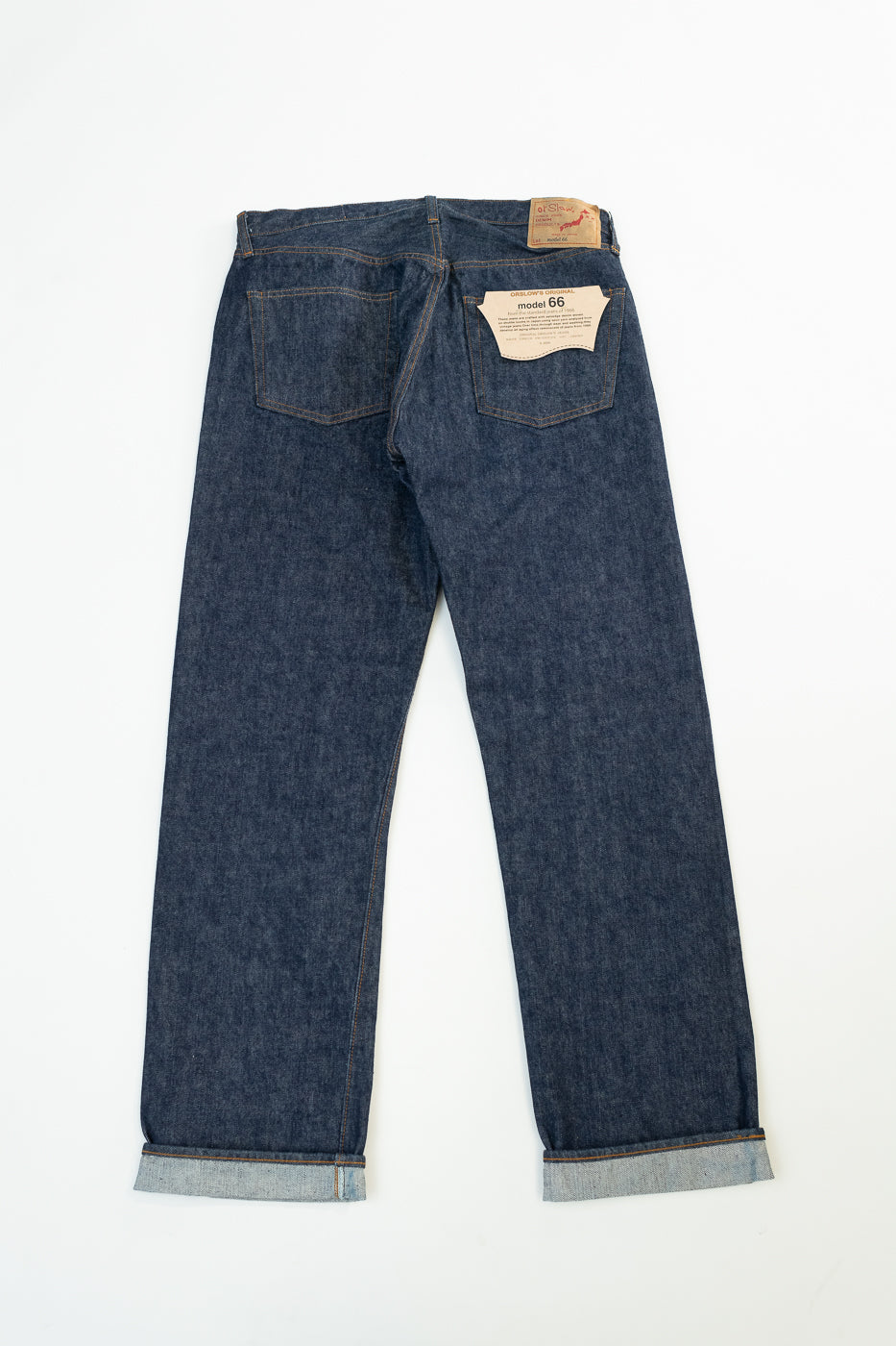 01-1056-81 - Model 66 Standard Selvedge Denim Pants - Indigo OW