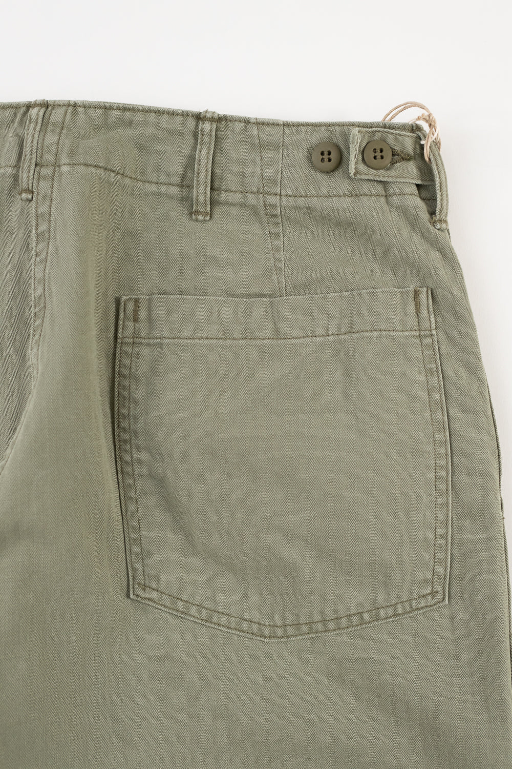 01-5103-16 - Herringbone Summer Fatigue Pants - Green