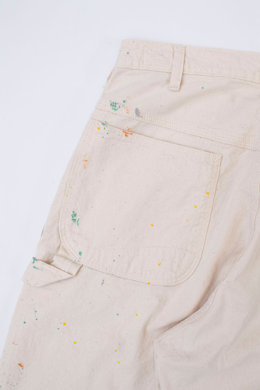 01-5120- P66 - Painters Pants Kinari Denim w/Paint - Ecru