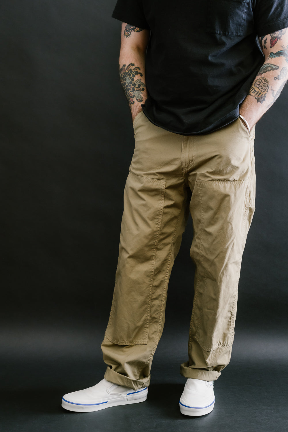 01-5129-40 - Double Knee Utility Work Pants - Khaki