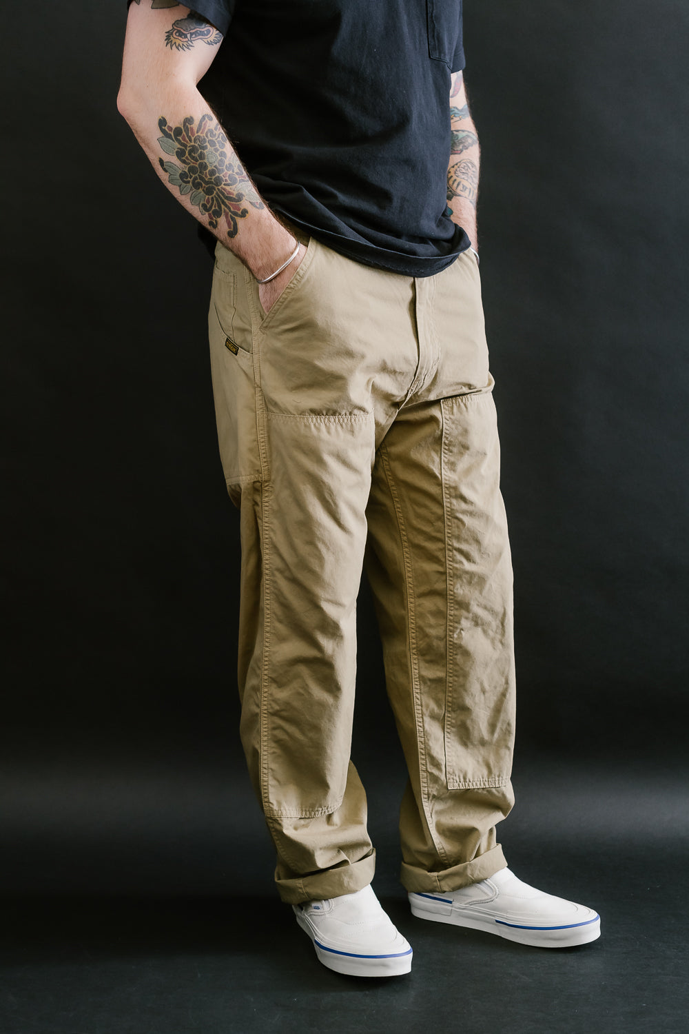 01-5129-40 - Double Knee Utility Work Pants - Khaki