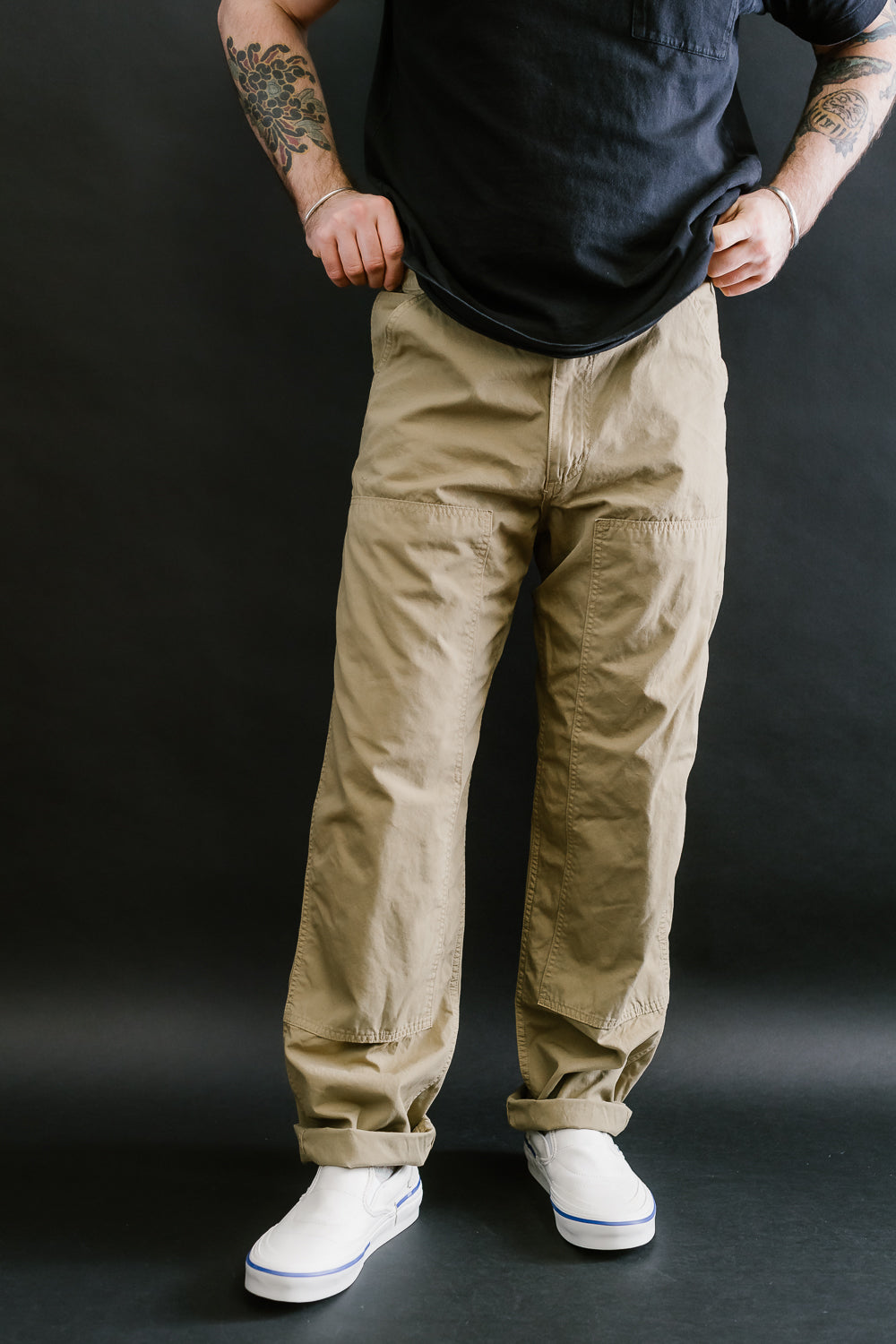 01-5129-40 - Double Knee Utility Work Pants - Khaki