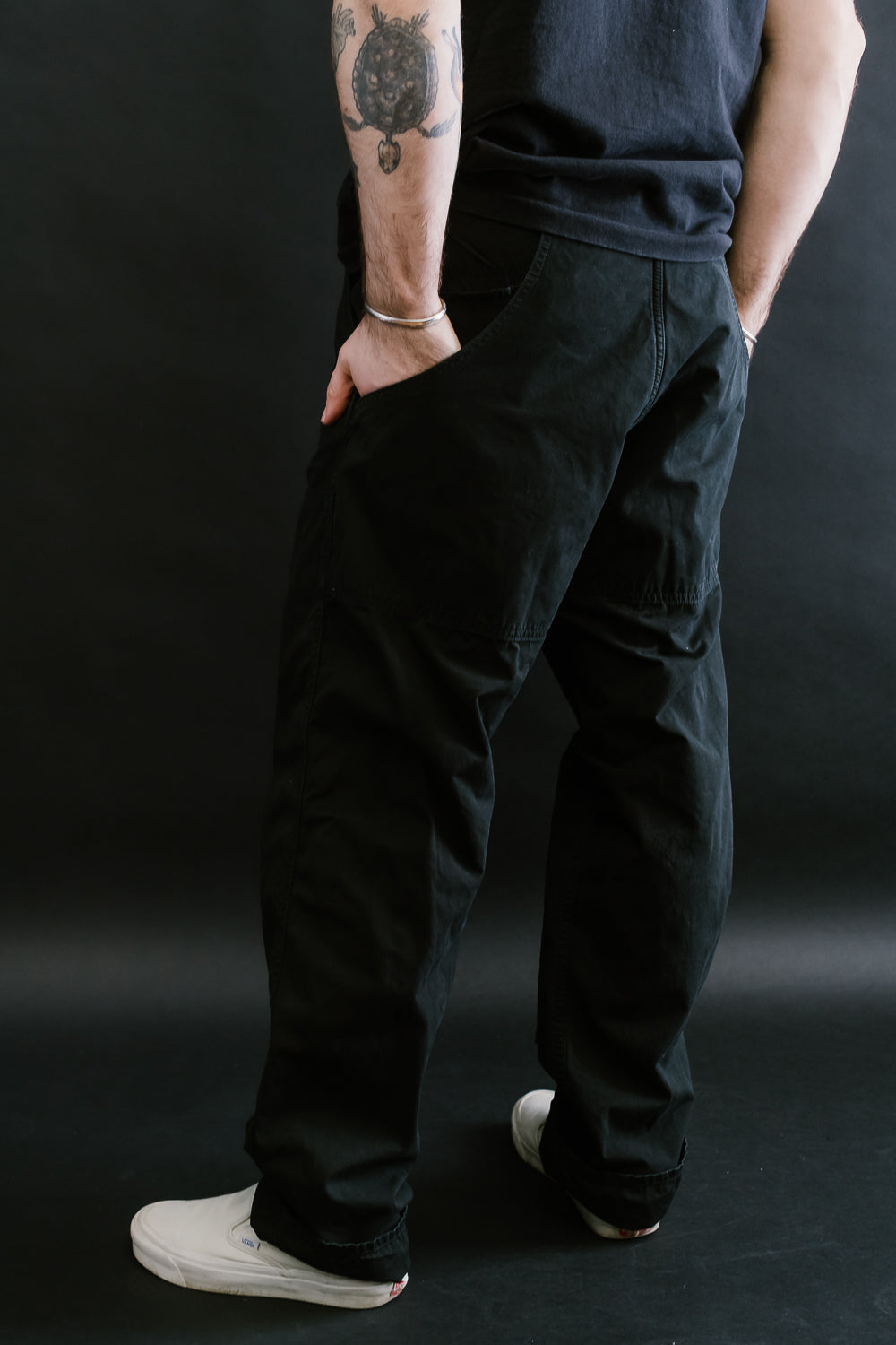 01-5129-61 - Double Knee Utility Work Pants - Black