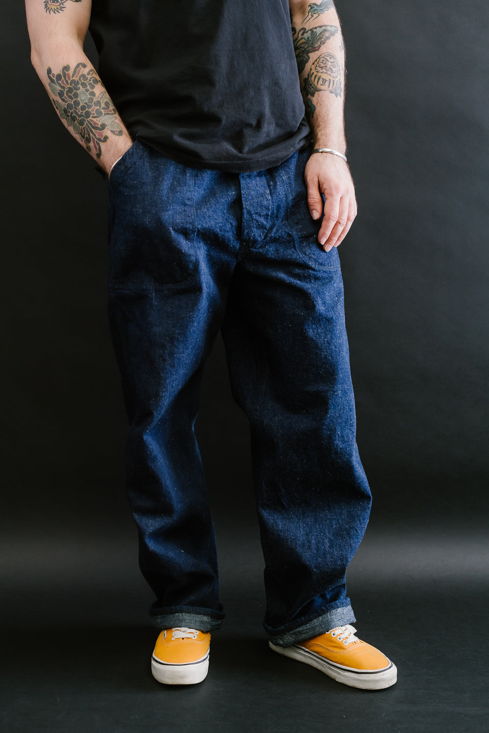 01-5130-81 - US Navy Denim Utility Pants - Indigo OW