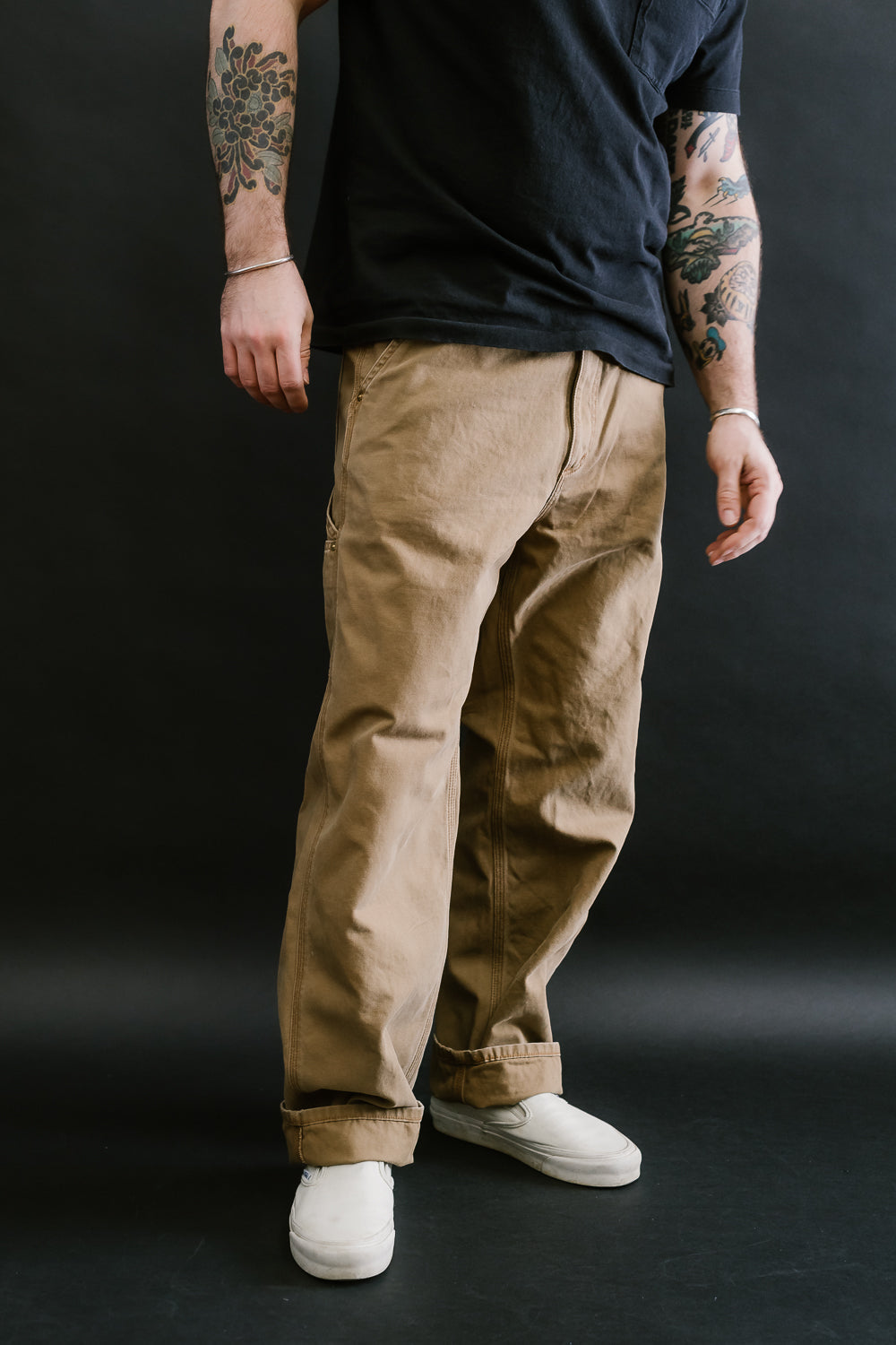 01-5228-53 - Painters Pants Duck Canvas Relax Fit - Brown