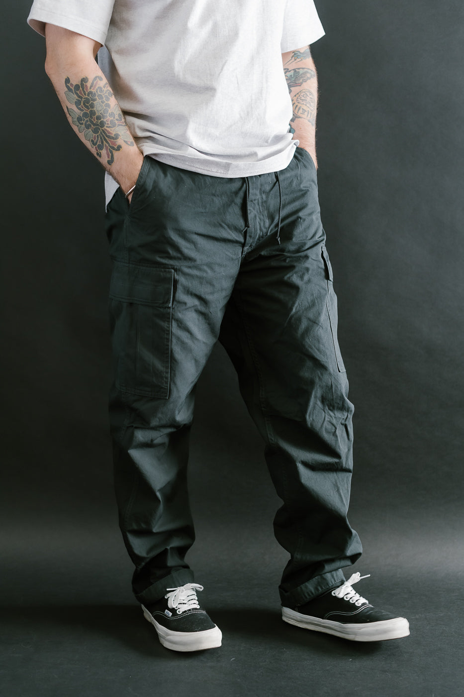 01-5265-60 - Easy Cargo Pants - Charcoal Grey