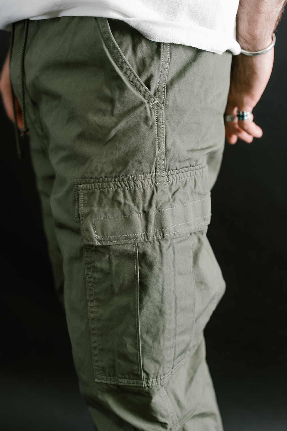 01-5265-76 - Easy Cargo Pants - Army Green