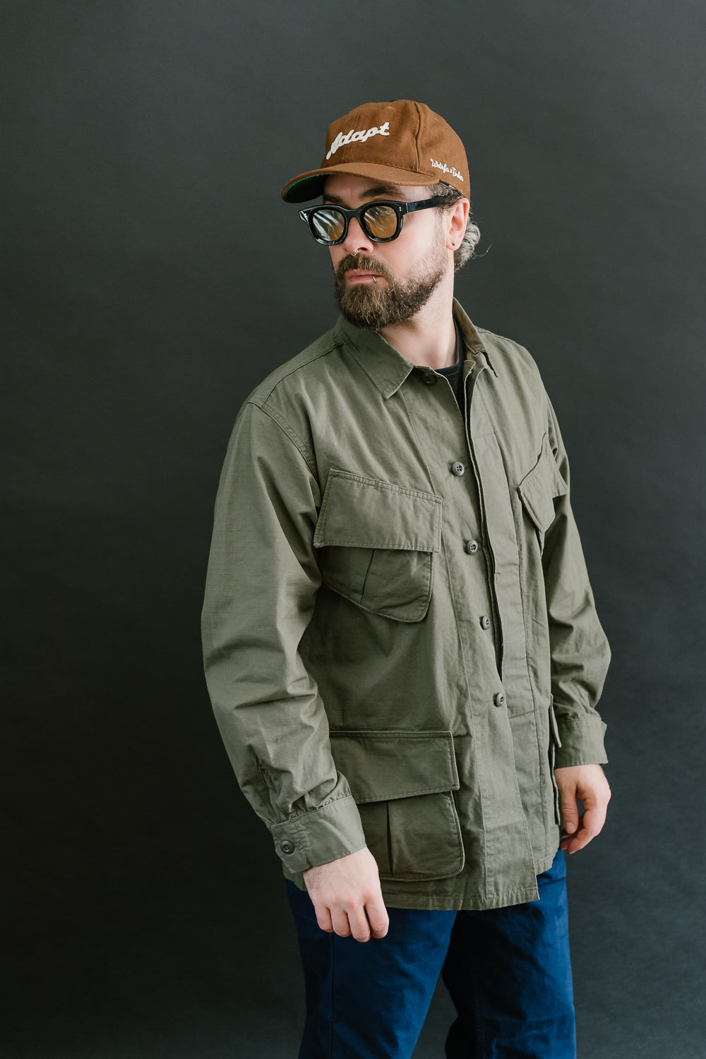 01-6010-76 - Tropical Jacket Ripstop - Army Green