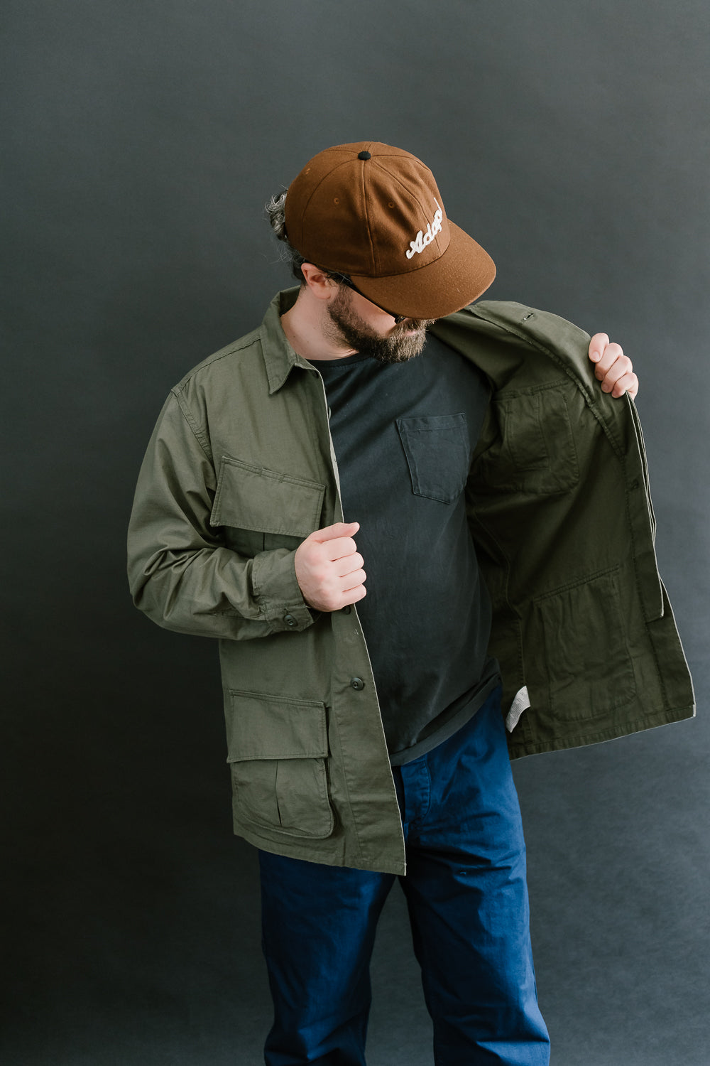 01-6010-76 - Tropical Jacket Ripstop - Army Green