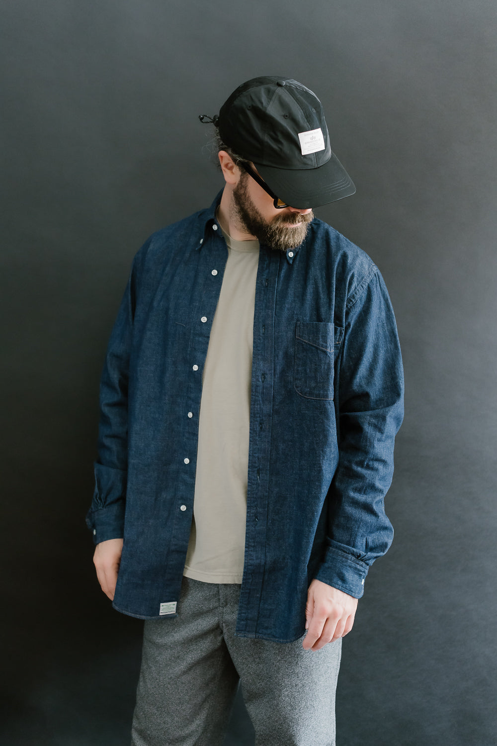 01-8112-81 - Button Down Denim Shirt - One Wash