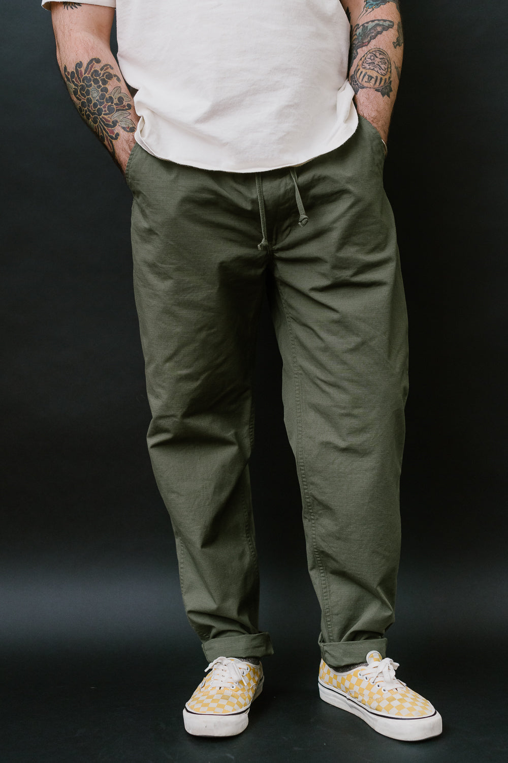 03-1002-76 - New Yorker Pant - Olive Ripstop