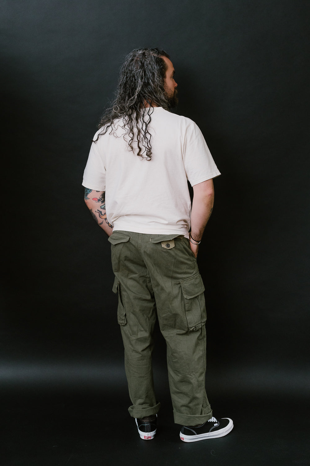 03-5247-76 - M-47 French Army Cargo Pants - Army Green