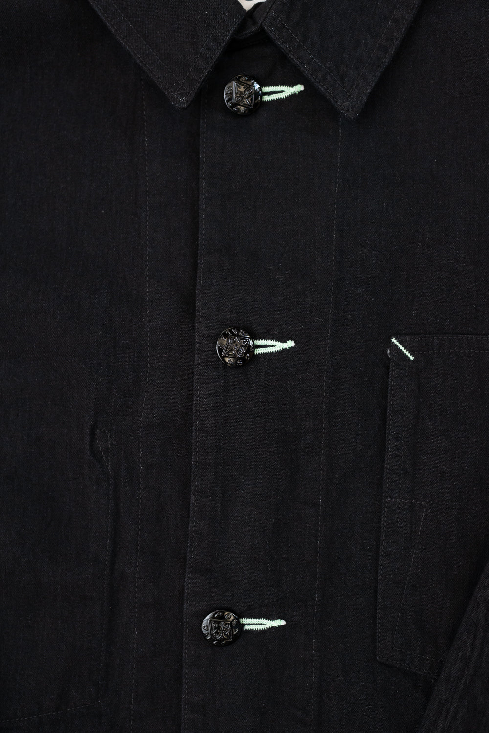 1101-FTC - No. 1 Jacket Flat Twill - Black