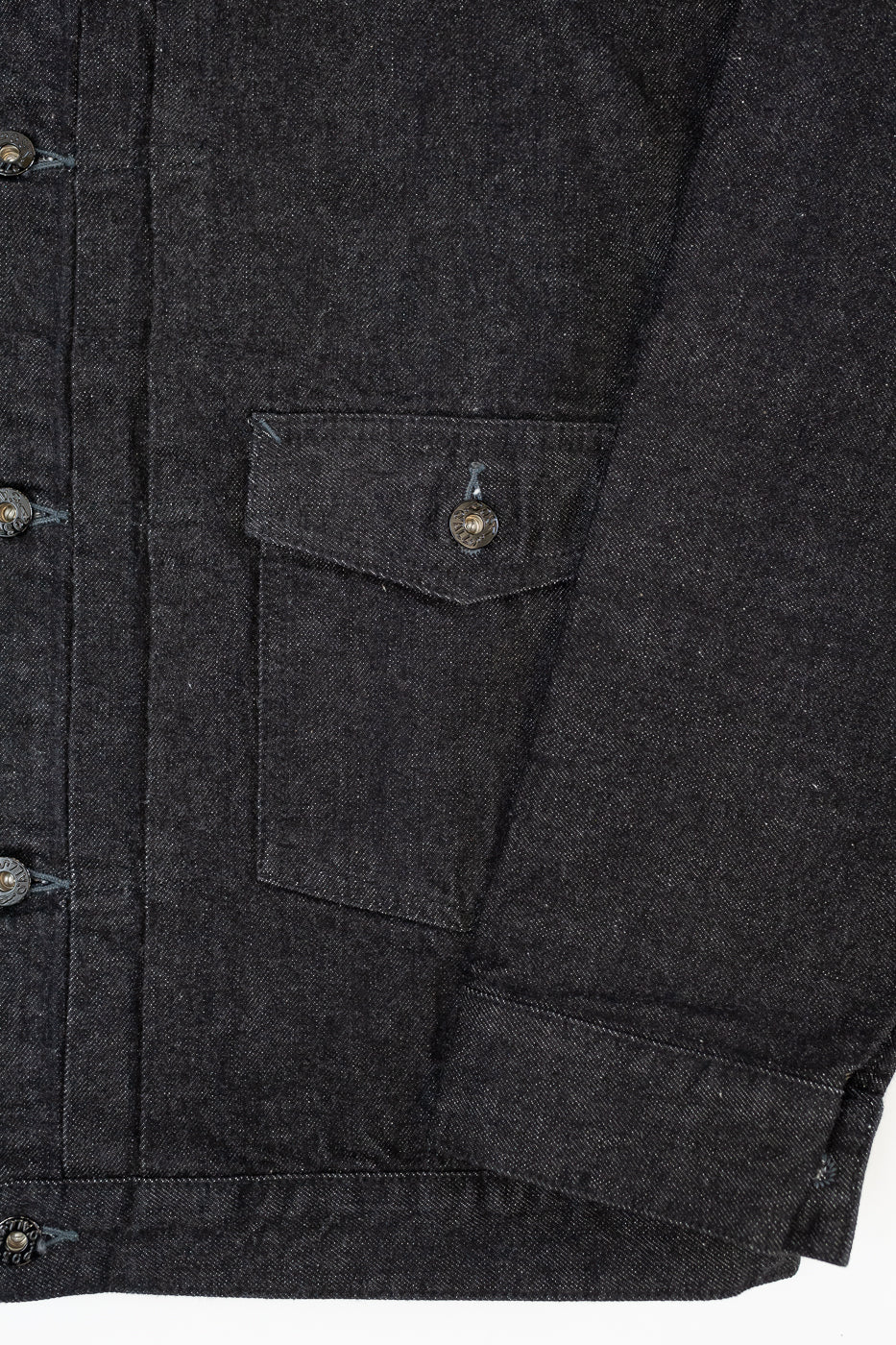 1108-12DB - Ranchero 12oz Selvedge Denim - Black