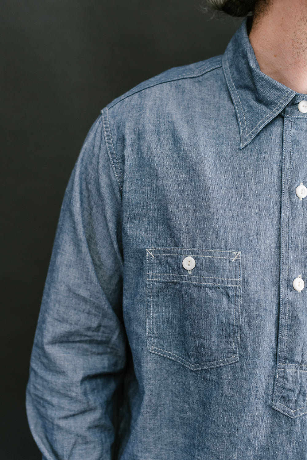 1202-CC - No. 2 Shirt Classic Chambray - Indigo