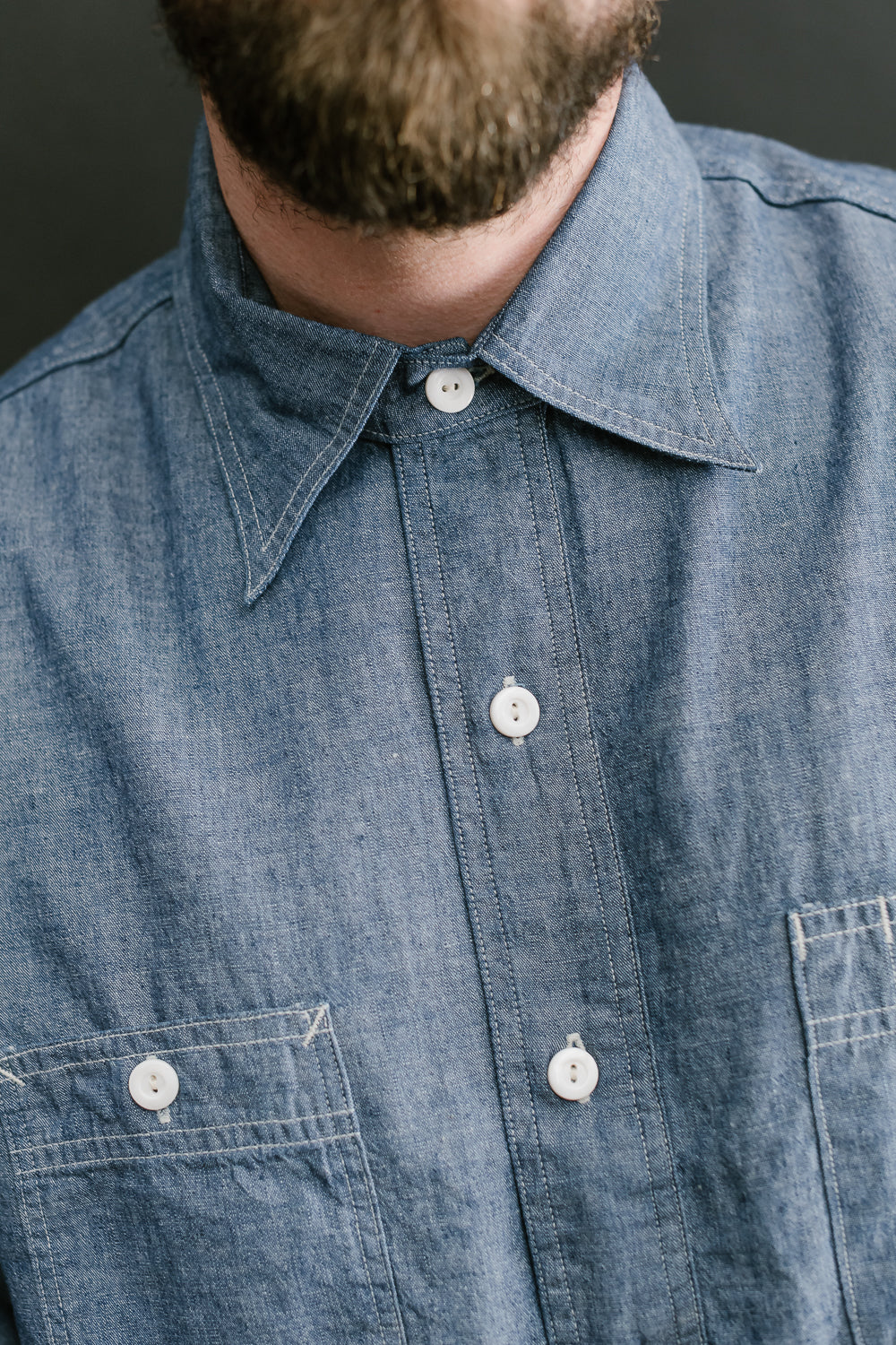 1202-CC - No. 2 Shirt Classic Chambray - Indigo