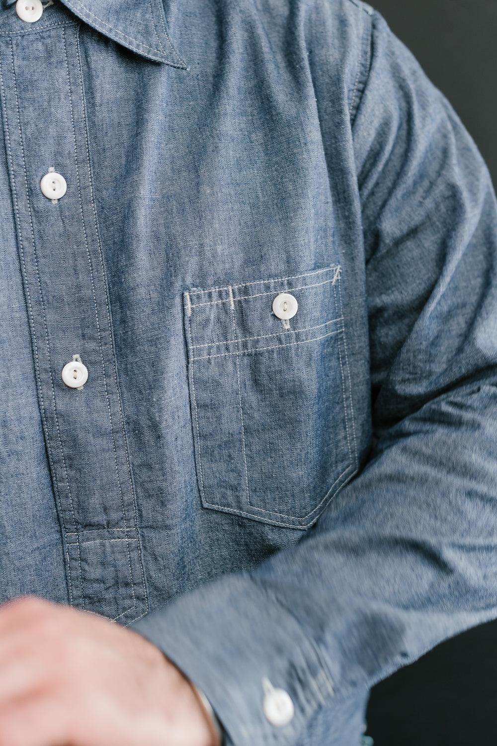 1202-CC - No. 2 Shirt Classic Chambray - Indigo