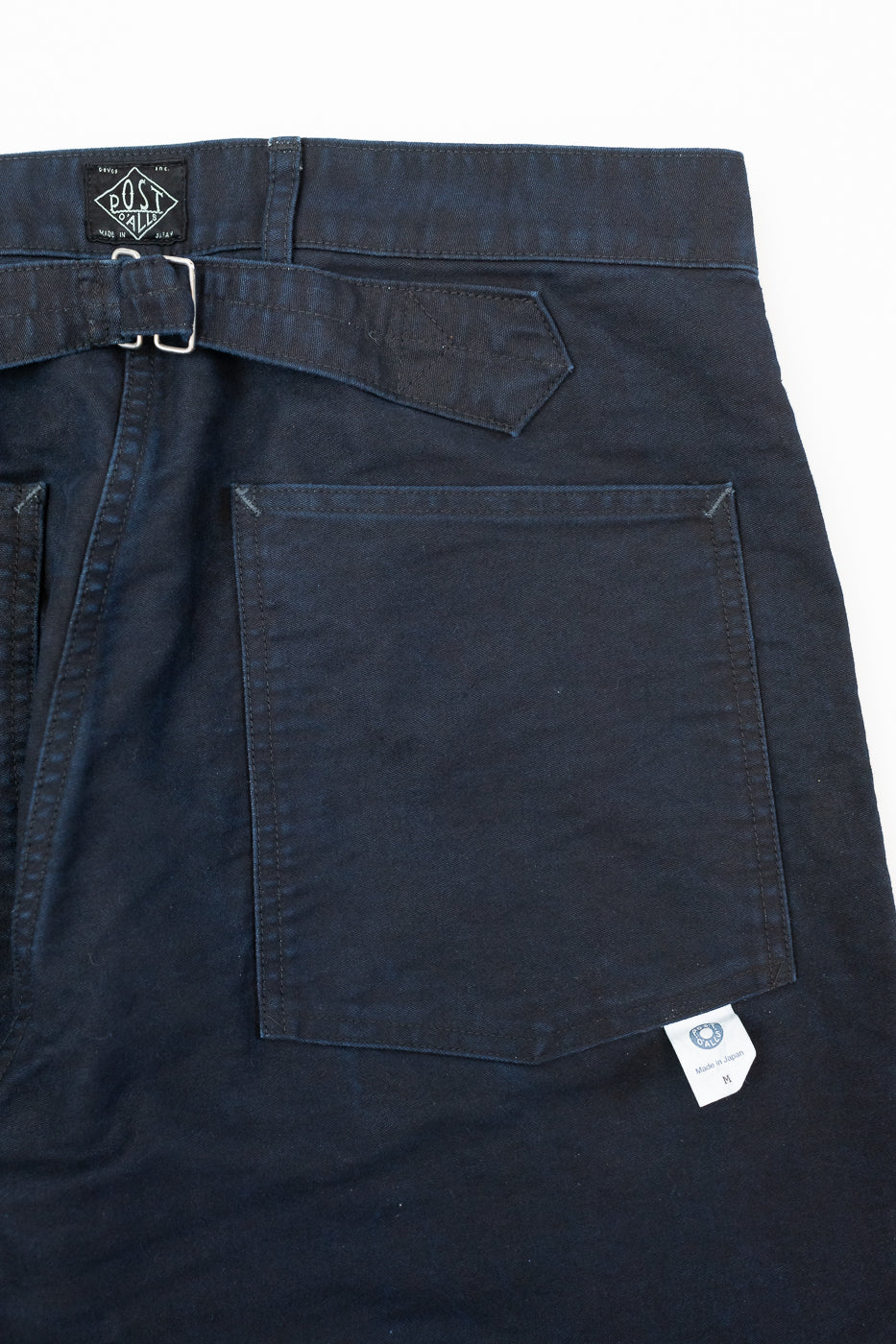 1301-MBI - Army Pants Moleskin - Black Indigo