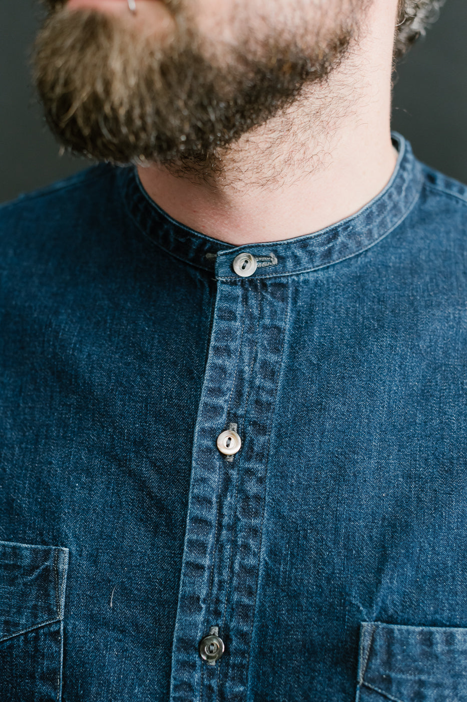 3220B-8DW - Neutra 5 Band Chambray - Deep Indigo