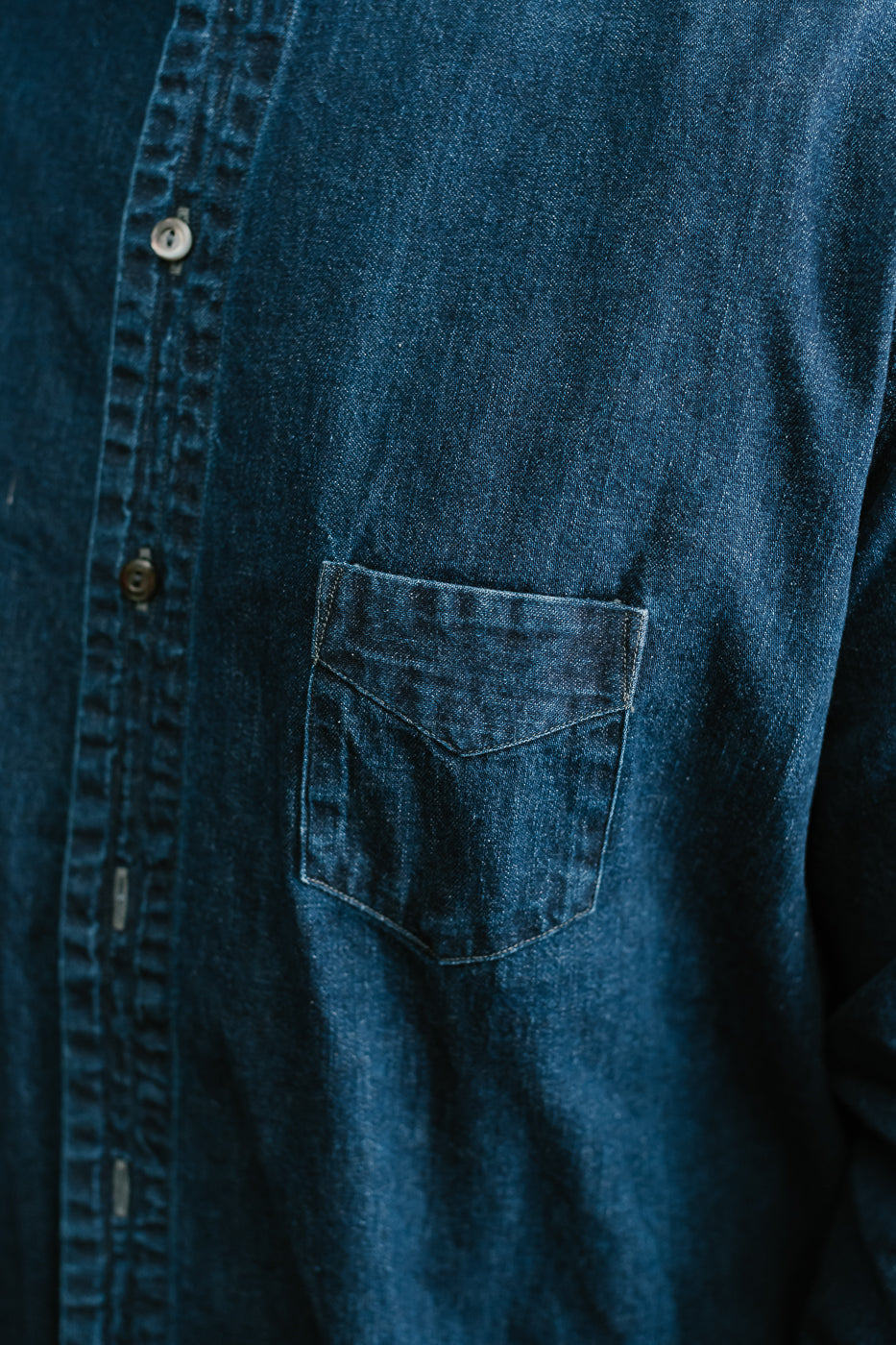 3220B-8DW - Neutra 5 Band Chambray - Deep Indigo