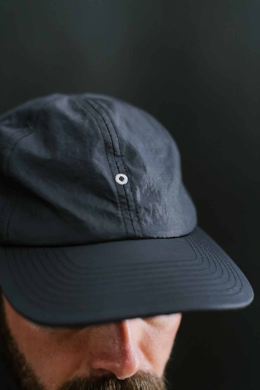 3903-WTB - Post Ball Cap Waxy Taffeta - Navy